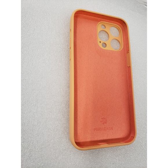 Miracase Designed for iPhone 14 Pro Max Phone Case with Screen Protector / peach - Picture 3 of 11